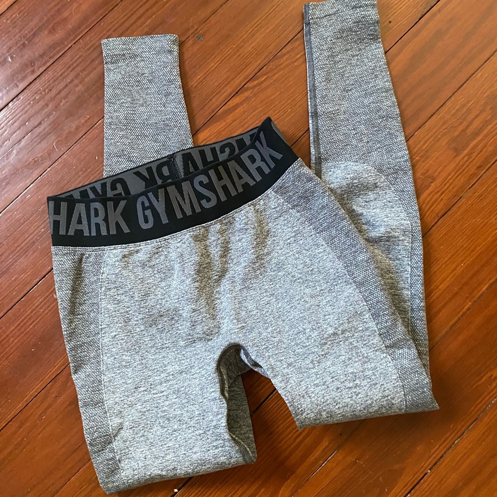 Gymshark Flex Leggings - Charcoal Marl/Black